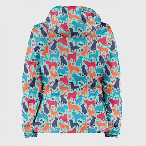 Женская куртка Собаковод разные породы собак / 3D-Белый – фото 2