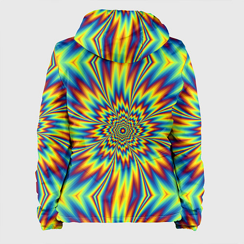 Женская куртка Пульсирующий Огненный Цветок / 3D-Белый – фото 2