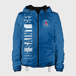 Куртка с капюшоном женская PSG PARIS SAINT GERMAIN WHITE LINE SPORT, цвет: 3D-черный