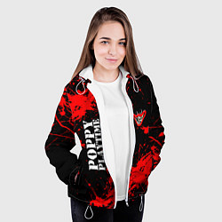 Куртка с капюшоном женская POPPY PLAYTIME ИГРА ПОППИ ПЛЕЙТАЙМ ХАГГИ ВАГГИ, цвет: 3D-белый — фото 2