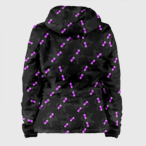 Женская куртка ЛИЦО ЭНДЕРМЕНА, МАЙНКРАФТ / 3D-Белый – фото 2