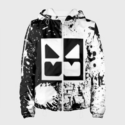 Женская куртка GEOMETRY DASH BLACK & WHITE SMILE