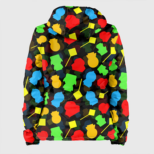 Женская куртка SOUTH PARK ЮЖНЫЙ ПАРК НОВОГОДНИЙ УЗОР / 3D-Черный – фото 2