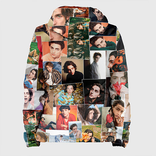 Женская куртка Тимоти цветной коллаж / 3D-Белый – фото 2