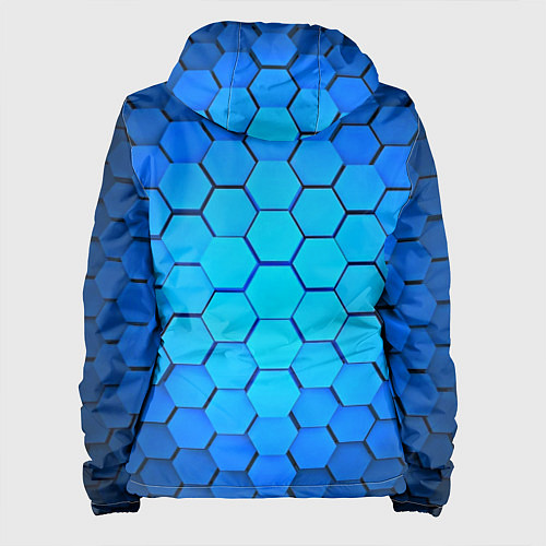 Женская куртка Неоновые 3D ПЛИТЫ / 3D-Белый – фото 2