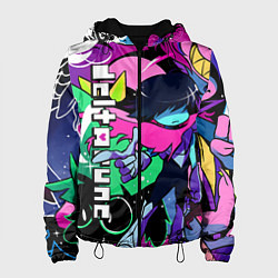 Куртка с капюшоном женская Deltarune Дельта Руна, цвет: 3D-черный