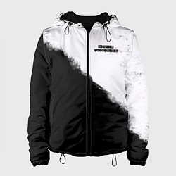 Куртка с капюшоном женская Обушки воробушки, цвет: 3D-черный