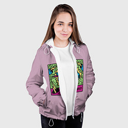 Куртка с капюшоном женская Mr Beast Drawing Full Print, цвет: 3D-белый — фото 2