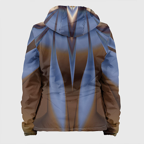 Женская куртка Орхидея в коричневом Абстракция 541-2-p3-5 Дополне / 3D-Черный – фото 2