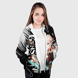 Куртка с капюшоном женская КАДЗУХА АНЕМО KAZUHA, цвет: 3D-белый — фото 2