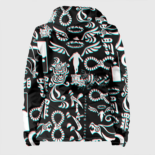 Женская куртка ТОКИЙСКИЕ МСТИТЕЛИ ГЛИТЧ, GLITCH / 3D-Белый – фото 2