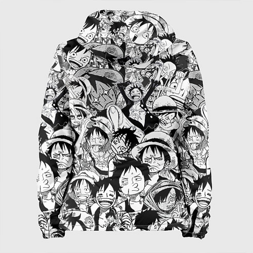 Женская куртка МАНКИ Д ЛУФФИ ЧЁРНО БЕЛЫЙ / 3D-Белый – фото 2