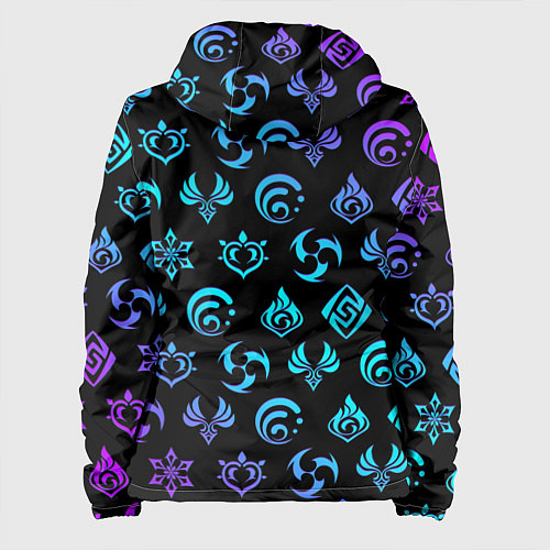 Женская куртка NEON SYMBOL HERO GENSHIN IMPACT / 3D-Белый – фото 2