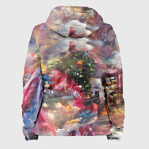 Женская куртка Ностальгия Рождества / 3D-Белый – фото 2