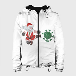 Женская куртка Дед Мороз Против Вируса