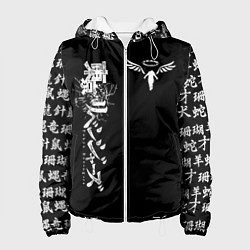 Куртка с капюшоном женская TOKYO REVENGERS WALHALLA TEAM WHITE, цвет: 3D-белый