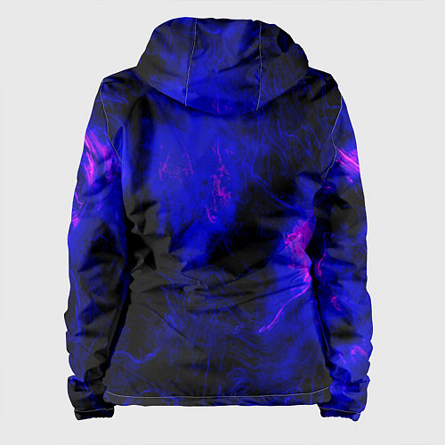 Женская куртка Purple Tie-Dye / 3D-Белый – фото 2