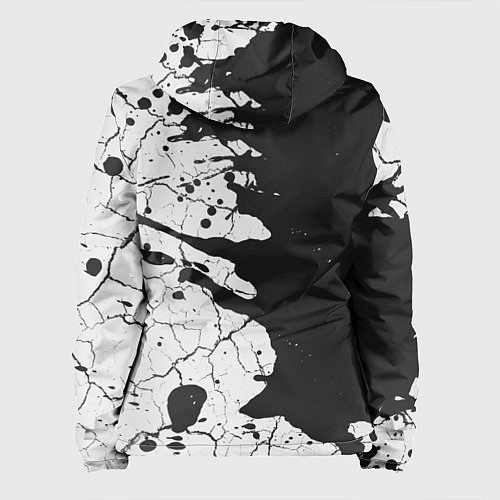 Женская куртка BORUSSIA Краски Вертикально / 3D-Черный – фото 2