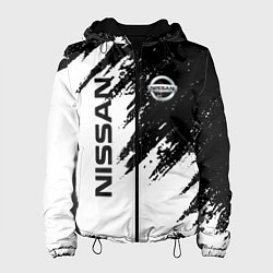 Куртка с капюшоном женская Nissan xtrail, цвет: 3D-черный