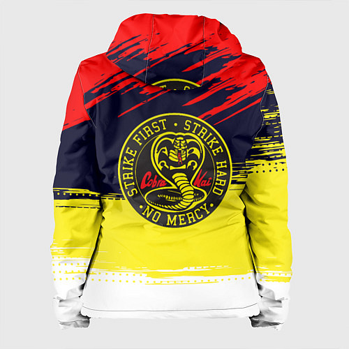 Женская куртка Кобра кай Cobra Kai спина / 3D-Белый – фото 2