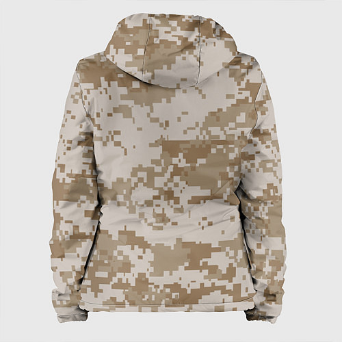 Женская куртка Пустынный Милитари / 3D-Черный – фото 2