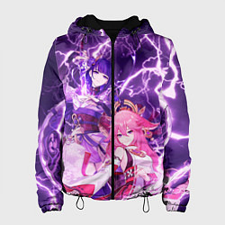 Женская куртка Genshin Impact - Яэ и Эи