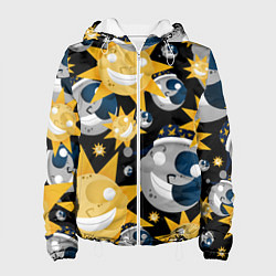 Женская куртка Солнце и Луна из FNAF Security Breach Паттерн