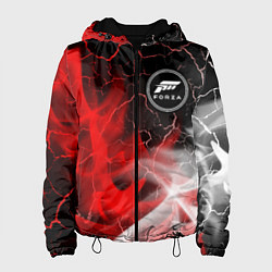 Куртка с капюшоном женская ФОРЗА ХОРАЙЗЕН Яркий 9, цвет: 3D-черный