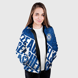 Куртка с капюшоном женская Chelsea , Челси, цвет: 3D-черный — фото 2