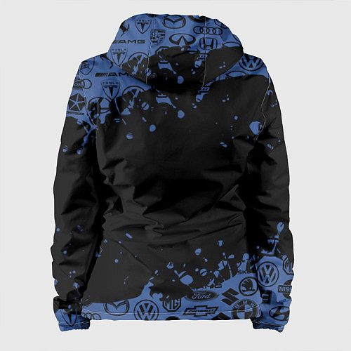 Женская куртка Subaru - Авто спорт лого / 3D-Белый – фото 2