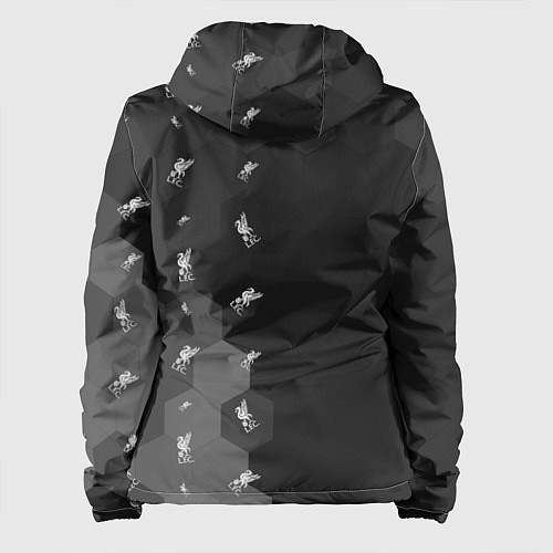 Женская куртка ЛИВЕРПУЛЬ ФК Графика / 3D-Черный – фото 2