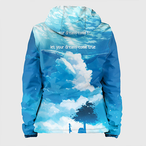 Женская куртка Let your dreams come true / 3D-Белый – фото 2