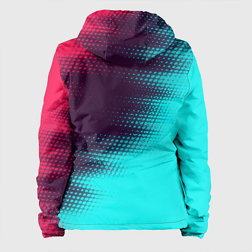 Женская куртка BTS Абстракция / 3D-Черный – фото 2