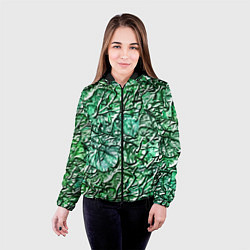 Куртка с капюшоном женская Fashion pattern 2025, цвет: 3D-черный — фото 2