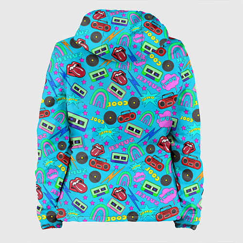 Женская куртка Pop art Граффити / 3D-Белый – фото 2