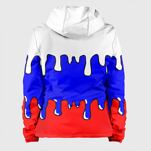 Женская куртка Триколор Необычный / 3D-Белый – фото 2