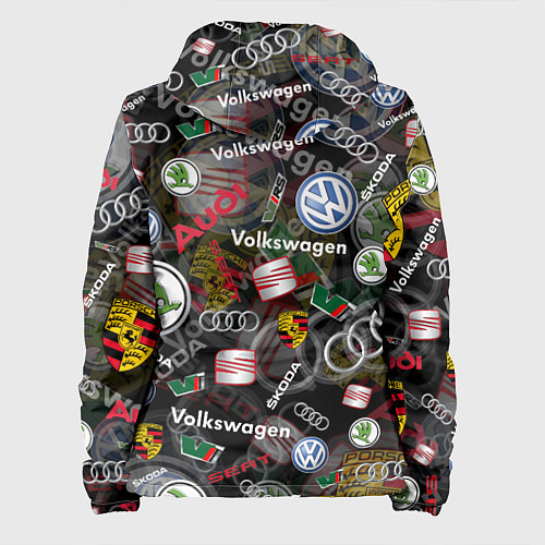 Женская куртка Volkswagen Group AUDI VW SEAT PORSCHE SKODA / 3D-Белый – фото 2