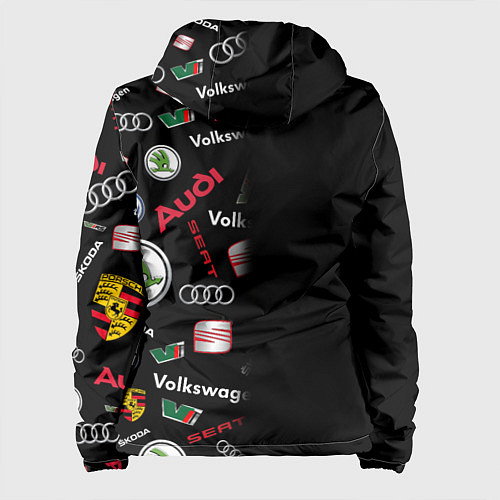 Женская куртка Volkswagen Group Half Pattern / 3D-Белый – фото 2