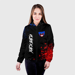 Куртка с капюшоном женская ХАГИ ВАГИ - Арт 2, цвет: 3D-черный — фото 2
