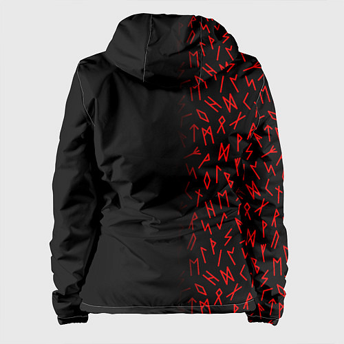 Женская куртка Вегвизир Half runes pattern / 3D-Белый – фото 2