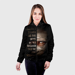 Куртка с капюшоном женская Fallout - Joshua Graham, цвет: 3D-черный — фото 2