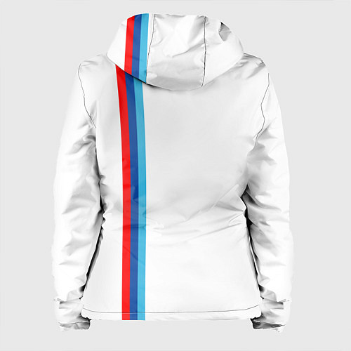 Женская куртка БМВ 3 STRIPE BMW WHITE / 3D-Белый – фото 2