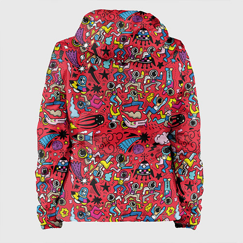 Женская куртка Много космоса / 3D-Белый – фото 2