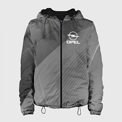 Куртка с капюшоном женская OPEL abstraction, цвет: 3D-черный
