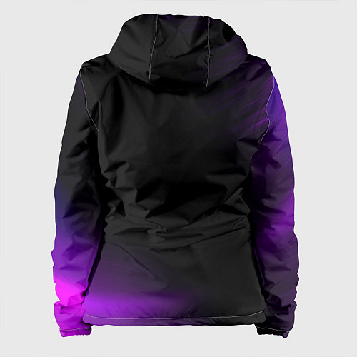 Женская куртка ФНАФ - ЧИКА Космос Вертикально / 3D-Черный – фото 2