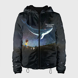 Куртка с капюшоном женская Твоя жизнь это не проблема, которую нужно решить,, цвет: 3D-черный