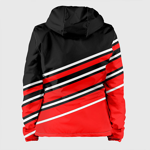 Женская куртка Toyot полосы / 3D-Белый – фото 2