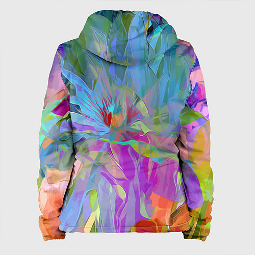 Женская куртка Abstract color pattern Summer 2022 / 3D-Белый – фото 2