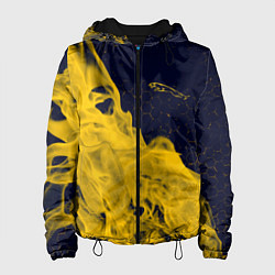 Куртка с капюшоном женская JAGUAR - Огонь, цвет: 3D-черный