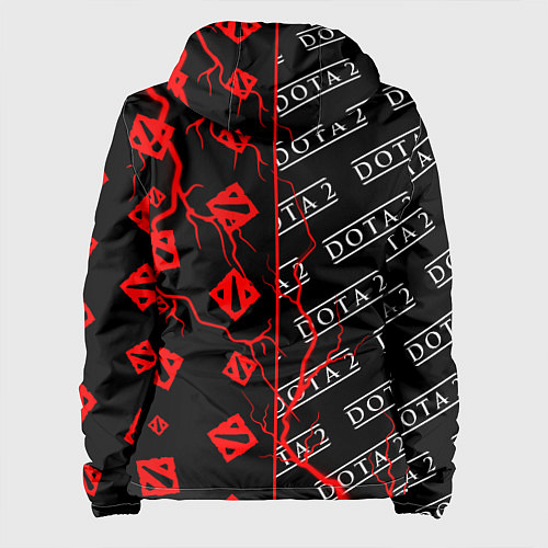 Женская куртка DOTA 2 Молнии Паттерны / 3D-Черный – фото 2